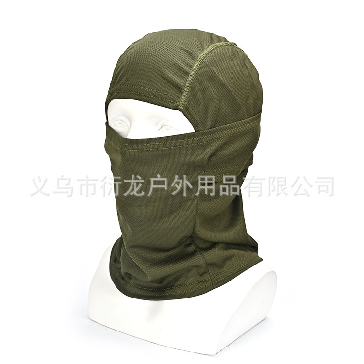 Cuello de camuflaje, casco de ciclismo de verano, pañuelo frío, babero a prueba de polvo, protector solar para hombres, máscara de pesca, cubierta facial