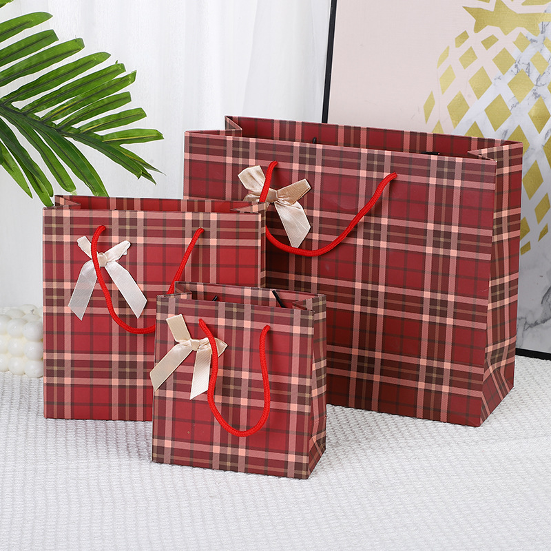 现货批发商务礼品袋大号纸袋子礼物袋生日伴手礼手提袋高级感ins