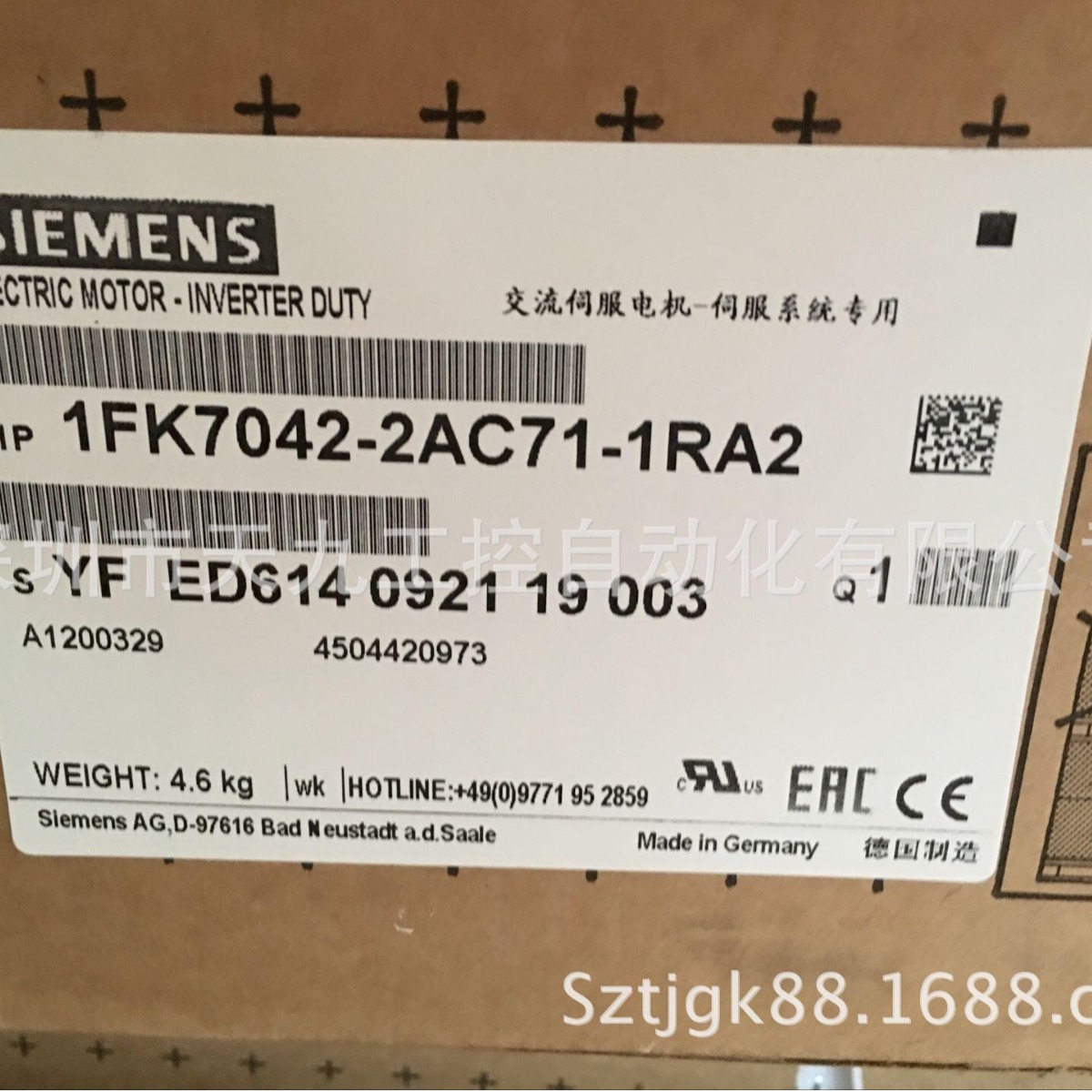 1FT6084-8AC71-4AL0西门子电机1FK7042-5AK71-1KH0