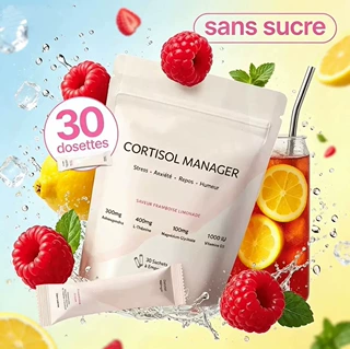 跨境热销柠檬树莓CORTISOL MANAGER皮质醇管理粉剂美区TK爆款
