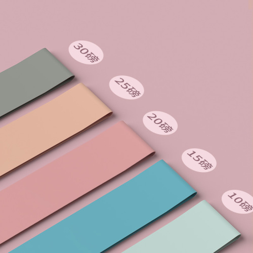 Yoga elastic band fitness men and women buttocks artifact pull band open back resistance band shoulder stretch elastic ring wholesale