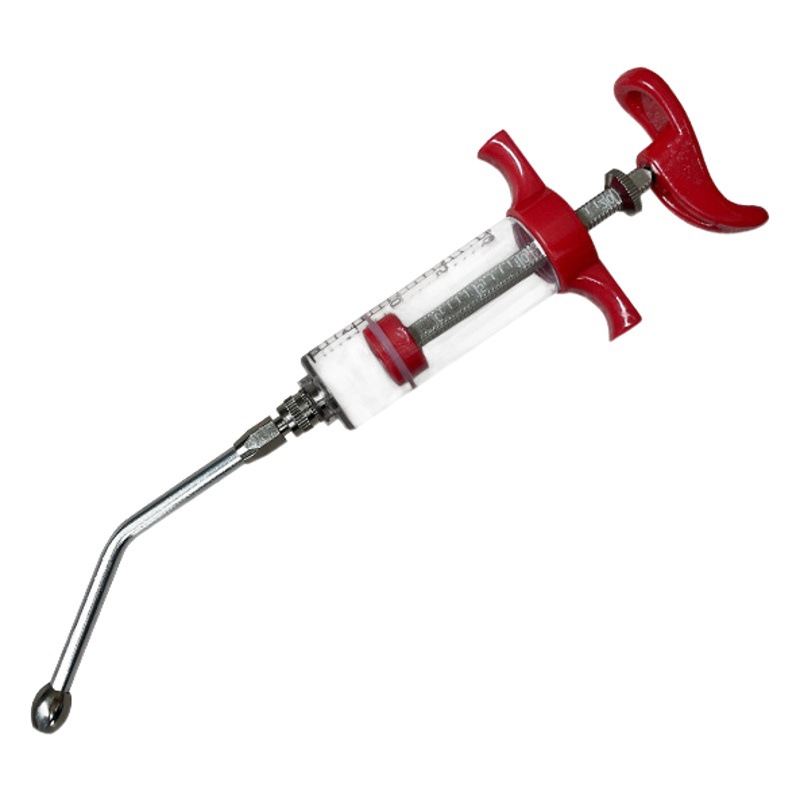 Boquilla de medicina veterinaria para cerdos, vacas y ovejas boquilla de Medicina de metal boquilla de dispensador de Medicina de acero inoxidable boquilla de plástico jeringa de acero Medicina Animal