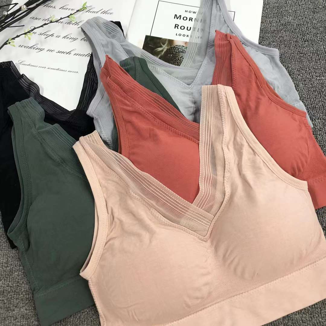 Nueva inconsútil alto elástico belleza de alta calidad las mujeres chaleco inalámbrico yoga sujetador ropa interior deportiva al por mayor
