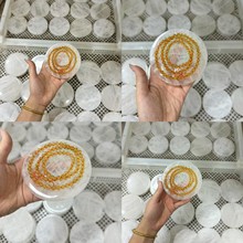 白水晶手链消磁盘10cm厂家批发跨境直播