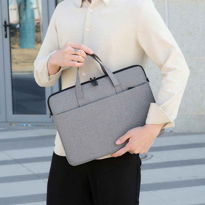 Fashionable and Simple Ultra-Thin Laptop Bag, Portable Shoulder Bag, Inner Sleeve Bag That Can Be Attached to a Suitcase, 13-Inch, 14-Inch, 15.6-Inch