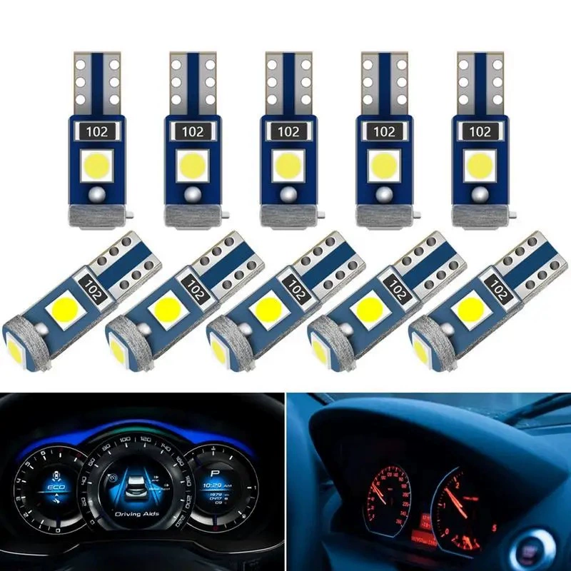 Автомобиль светодиодный подсветка прибора света Т5 3030 3SMD световой Индикатор прибора света Центрального управления подсветкой дисплея