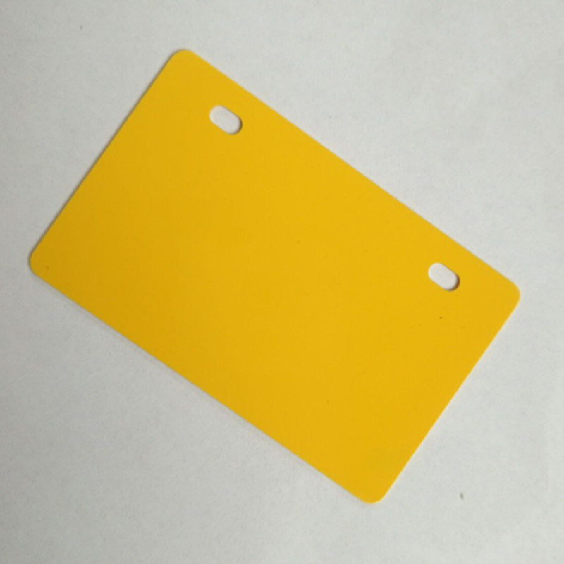 防水PVC光缆标牌54x86电缆挂牌证卡打印机用空白免撕膜标签垒德株