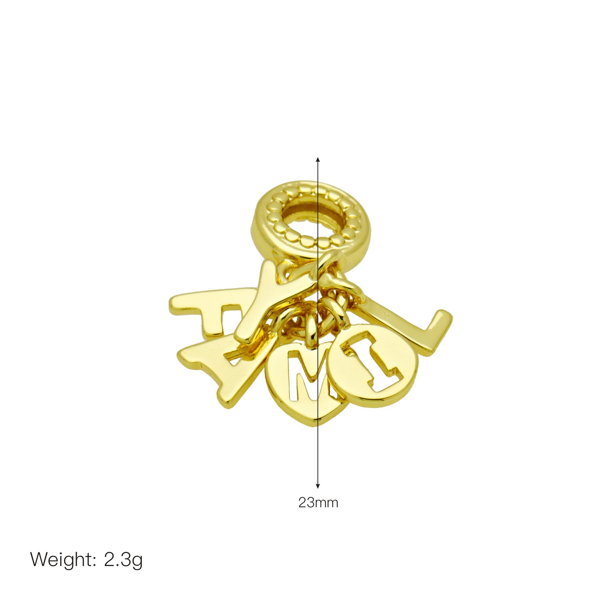 5g Weight Ion Plating (IP) Gold Plating Process Pendant Jewelry Making Type 27MM, 31mm, 32mm Jewelry Making Size 18K Gold Plated Plating Material Zircon Inlay Material DIY Jewelry Accessories Classification 1 Piece Quantity Copper Material Four Leaf Clover, Tower, Letter Pattern Enamel, Inlay Design Casual, Simple Style Style 1 Piece 27MM 31mm 32mm Copper Zircon 18K Gold Plated Four Leaf Clover Tower Letter Pendant 9