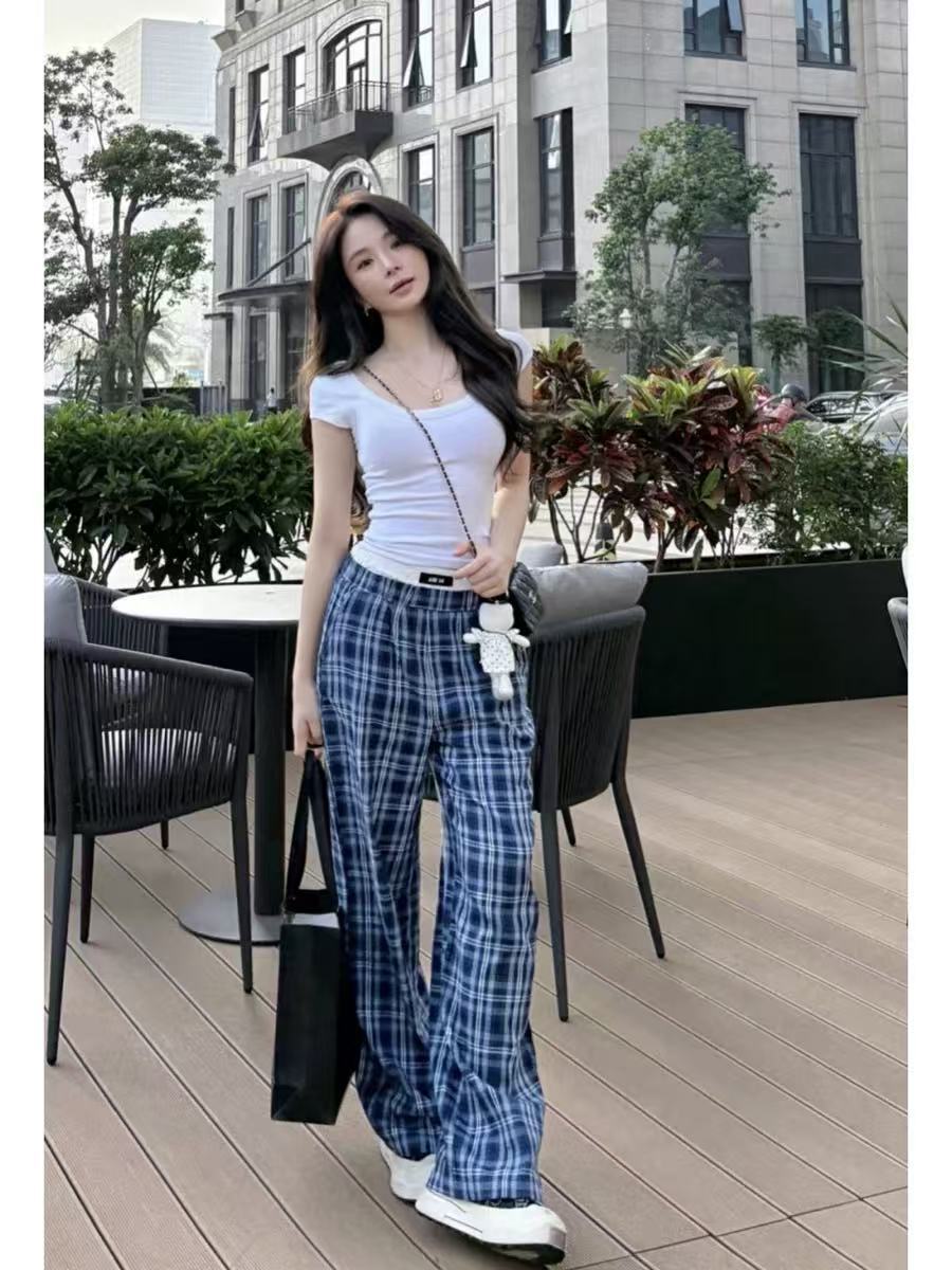 파란색 바지