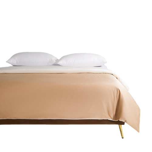 Luxurious 120-count 100% cotton bedspread set, single piece long-staple cotton quilt cover, summer silky 100% cotton bed set of four