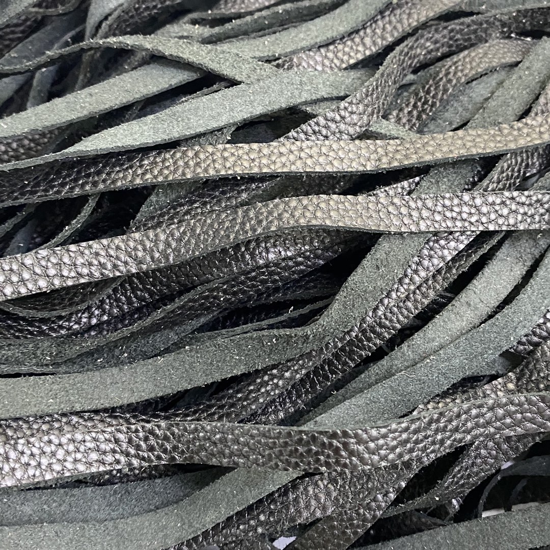 diy皮条配件手工材料真皮配饰首饰扁绳手链项链绳吊坠绳挂绳绳子