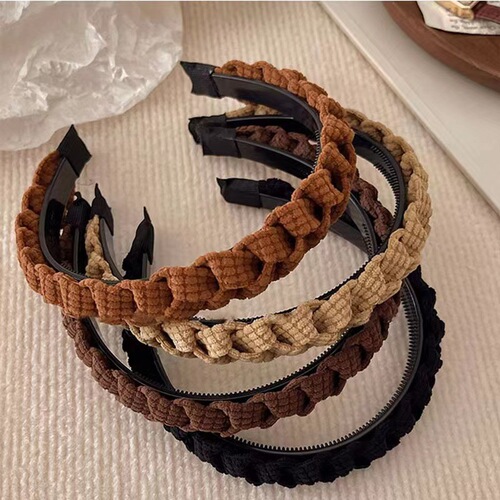 Merla  New High Crown Headband Autumn/Winter Advanced Feel Hair Clip Lazy Style Women Face Washing Braided Hair