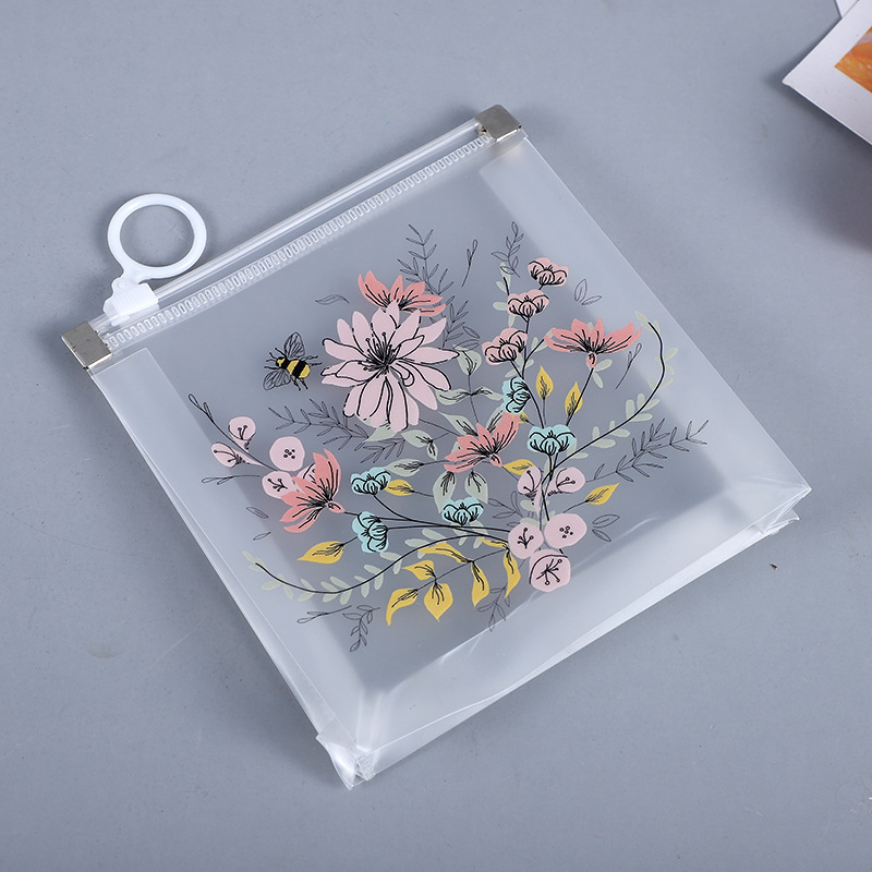 透明拉链文件袋试卷文件袋PVC塑料子可印logo收纳礼品加厚大容量