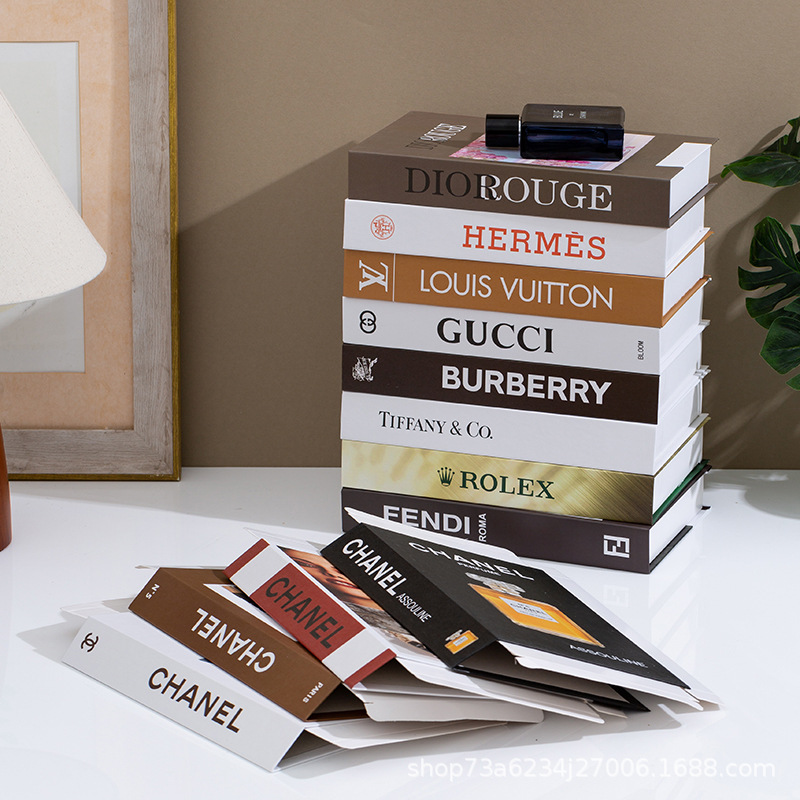 Modern and minimalistic folding realistic book model