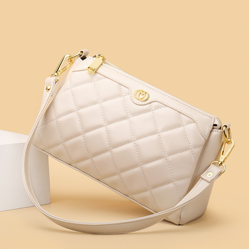 Elegant Quilted Single Shoulder Bag For Women Versatile Handbag_voghion.com