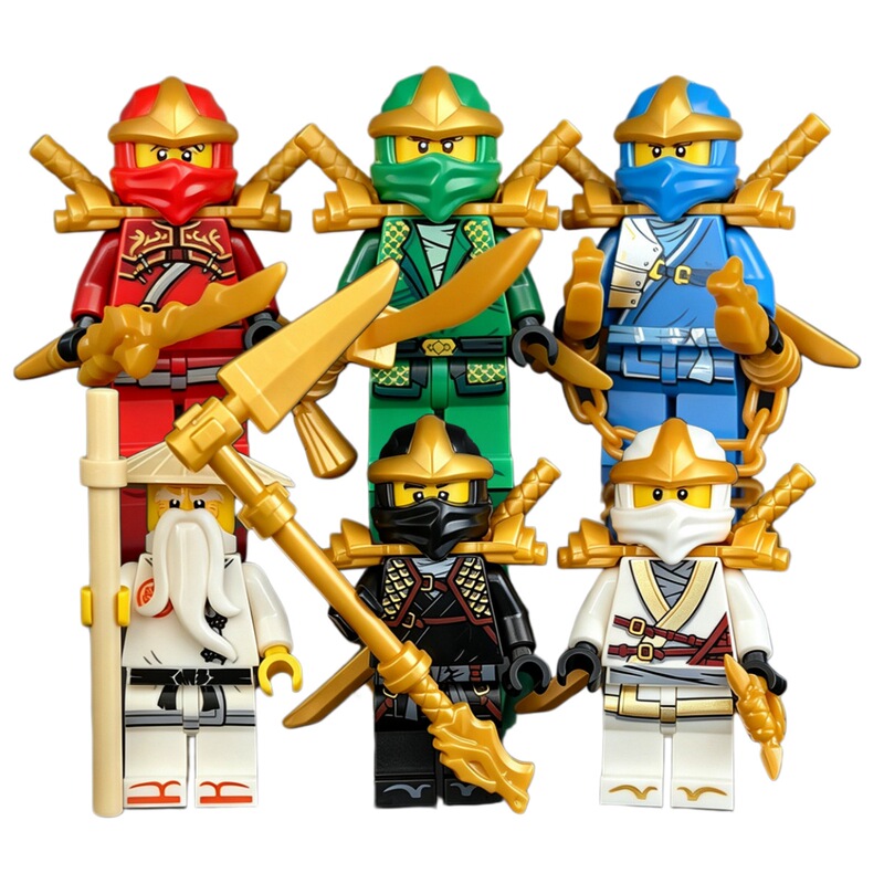 Cross-Border 15Th Anniversary Small Particle Building Block Figures Ninja Series Assembly Toys Boys' Educational Figures Children's Gifts