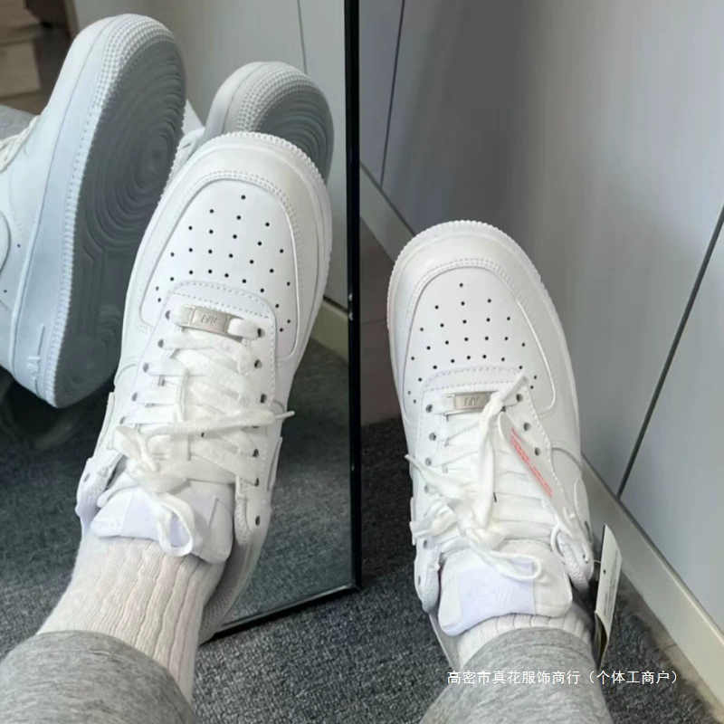 Nike Air Force 1, низкие кроссовки для мужчин и женщин, спортивная обувь, классические белые туфли