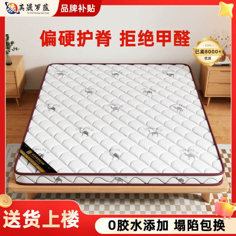 Natural Environmentally Friendly Coconut Palm Latex Mattress Home Bedroom Spine Protection Children's Palm Mat Palm Tatami Mat