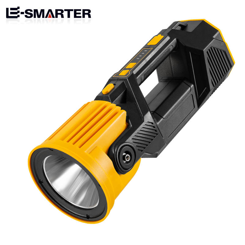 Transfronterizos solar GB lámpara de mano de luz de color al aire libre conducir búsqueda de luz de reflector de larga duración lámpara de mano P50