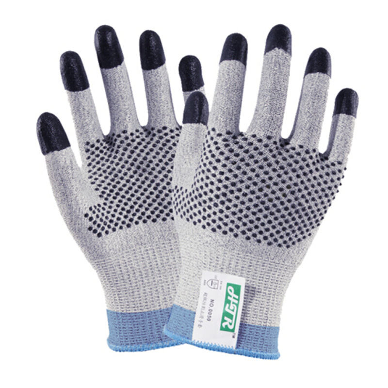 海太尔/HTR 0050 防切割手套玻璃丁腈点塑点珠防滑防撕裂指浸手套