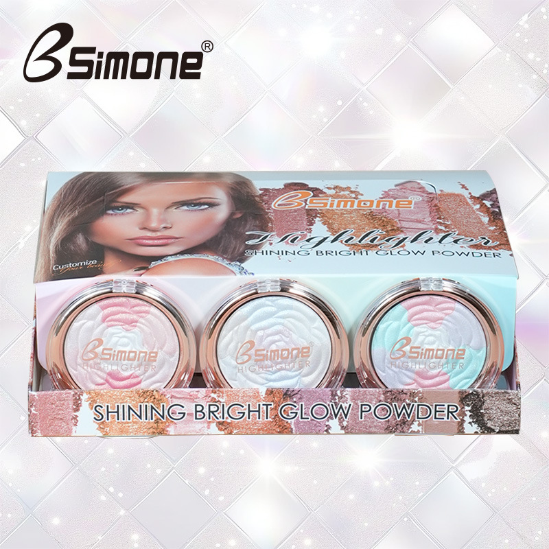 BSIMONE transfronterizo exclusivamente para brillo perlado fino, polvo no volador, brillo parcial del cuerpo, multicolor, multiusos, disco de alta velocidad