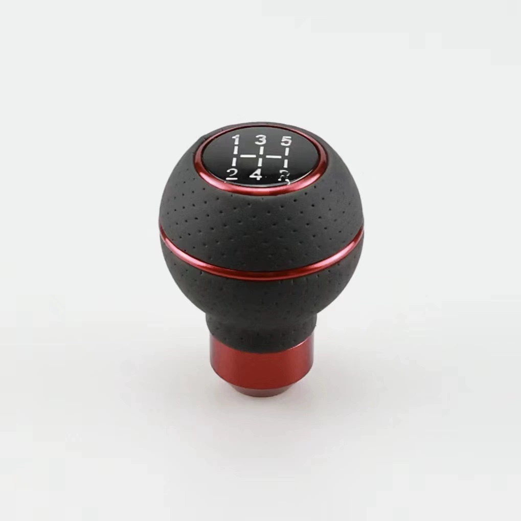 Модификация автомобиля с головкой переключения передач кожаная подвесная головка переключения передач рычаг переключения передач ручная 5 передач ручная волна Универсальная головка переключения передач