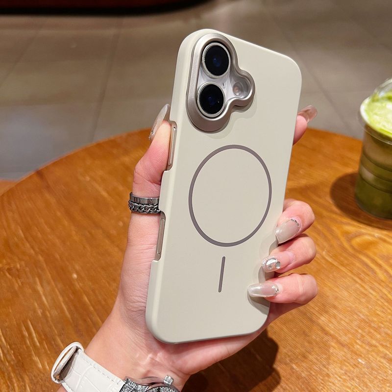 适用苹果17promax金甲PC细圈磁吸手机壳iphone16超薄散热15防摔壳|undefined