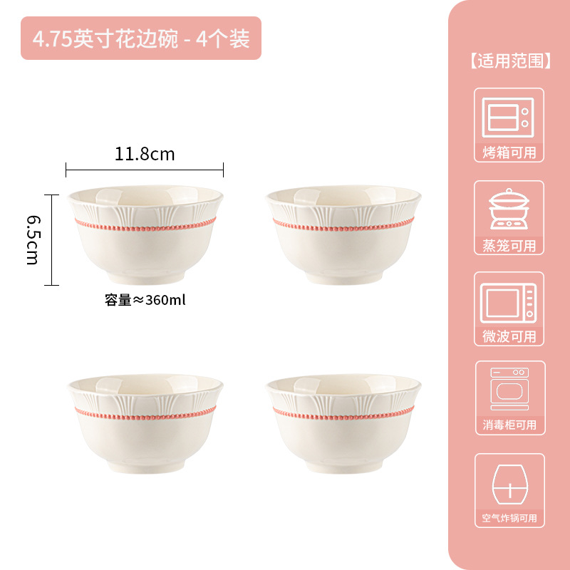 Conjunto de platos de cerámica de alto valor bajo el esmalte de color de plato de sopa de plato de pescado regalo de vivienda