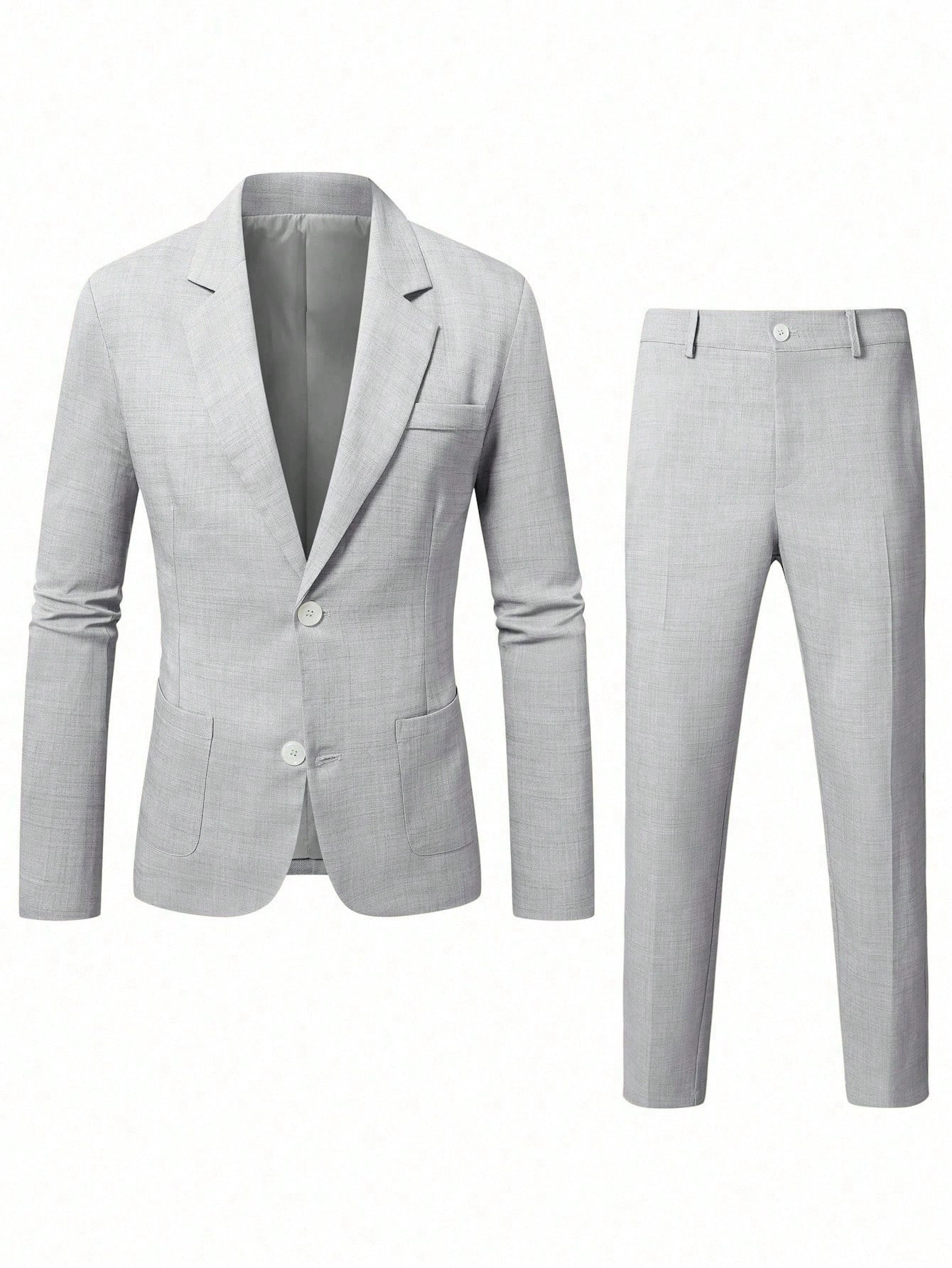 2026 Кросс-граница европейские и американские костюмы мужские однотонные костюмы и брюки деловая обеденная свадьба бизнес 250603