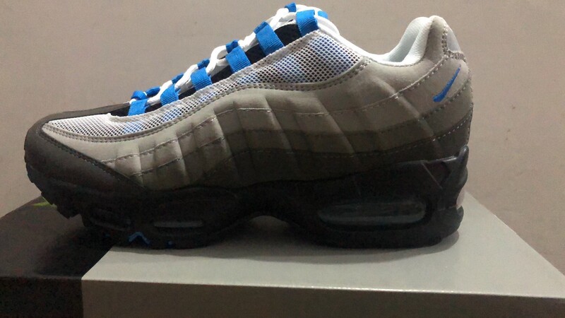 男式运动单鞋气垫减震户外休闲弹簧跑步鞋女鞋大码AIRMAX95舒适|undefined