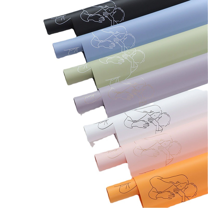 Embalaje de flores papel kraft al por mayor Jane Eyre abraza el día de San Valentín floristería material de bricolaje romance ins ramo de papel de flores