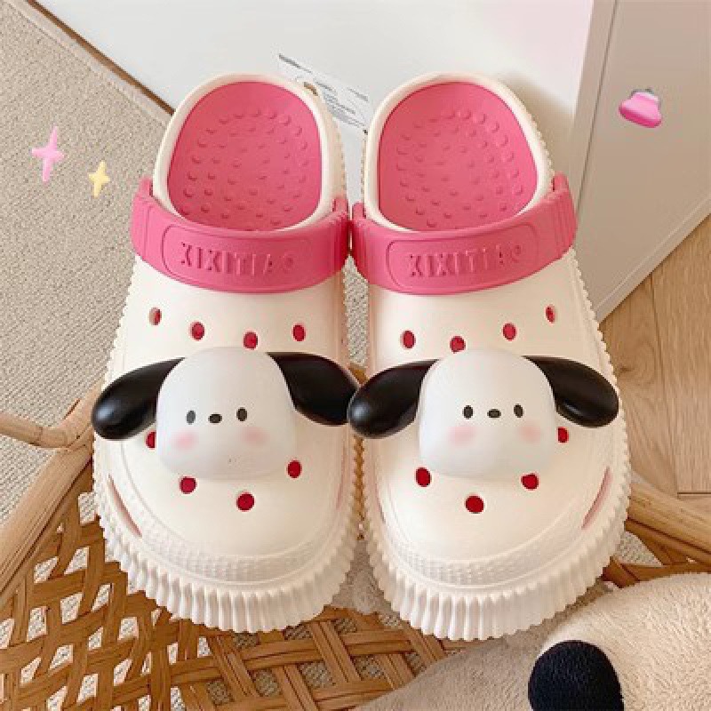 2288 긴귀견 한쌍 [화이트 로즈 레드]