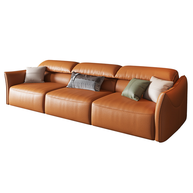 Capsule eléctrica espacial de primera clase, lujo ligero de gama alta, sofá de tela de tecnología de sala de estar moderno y minimalista personalizado