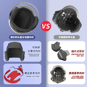 3C Certified Children's Helmet Winter Electric Motorcycle Safety Helmet