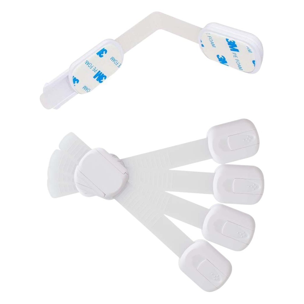 La cerradura protectora del cajón de los niños cerradura protectora del Amazonas DE LOS NIÑOS cerradura multifuncional del refrigerador de la puerta de gabinete de los niños anti-clip