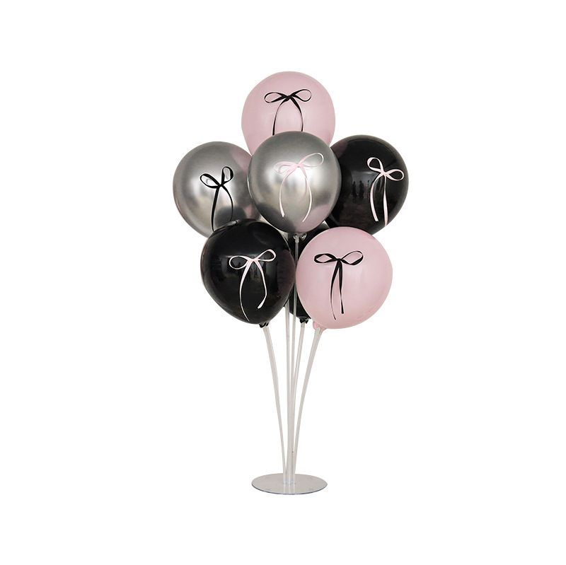 Decoración de globos mesa de columna flotante accesorios de fotografía de cumpleaños mesa de globos decoración flotante decoración de escena de fiesta adornos
