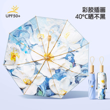 PALONY太阳伞女高级感遮阳防晒防紫外线折叠雨伞晴雨两用女