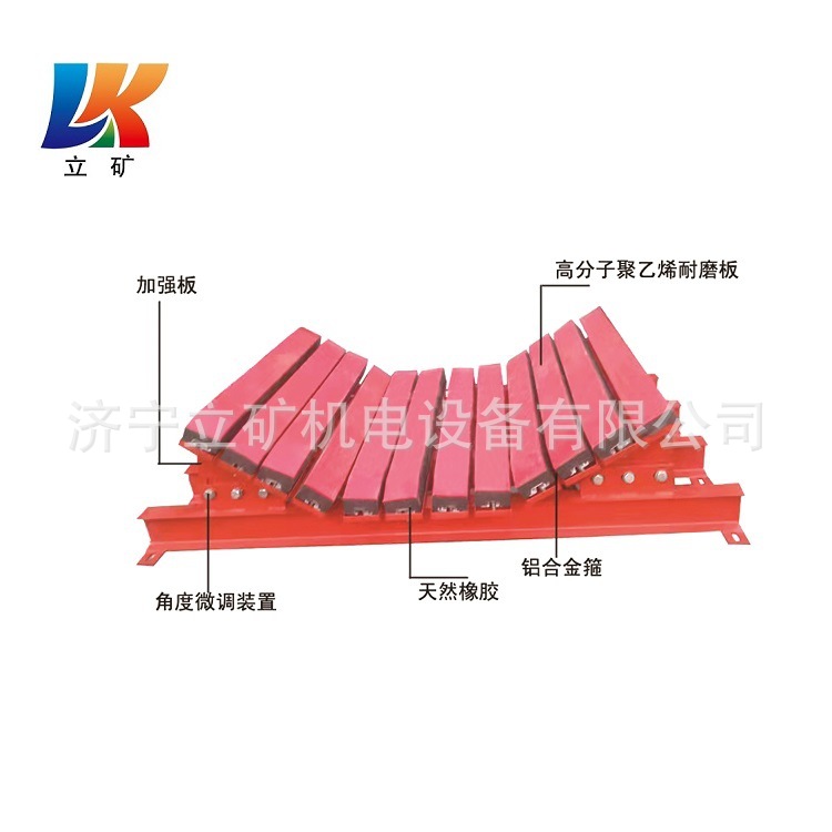 立矿直供重型阻燃缓冲床洗煤厂机用缓冲条皮带机阻燃缓冲床缓冲条