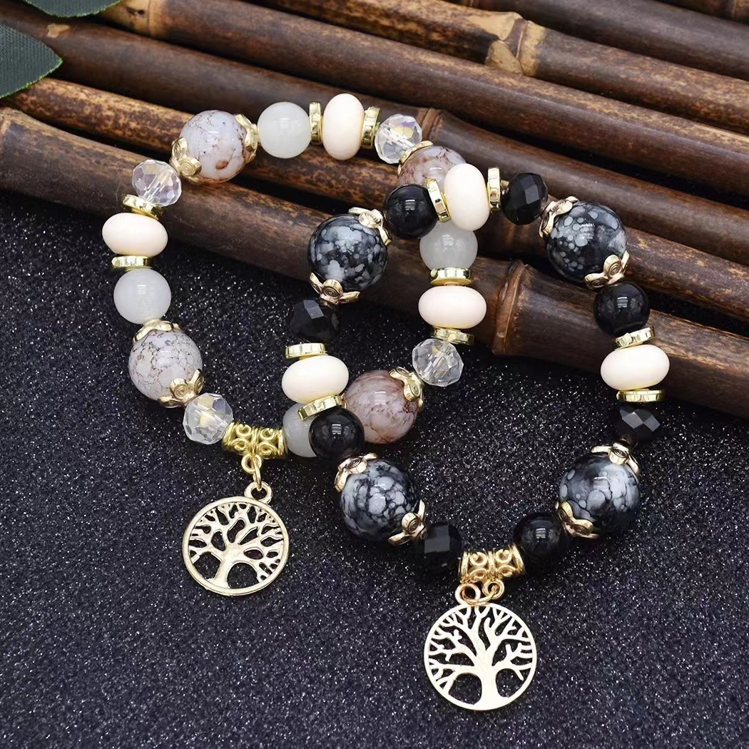 Fashion Tree Glass Beaded Womenu0027S Bracelets 1 Piece