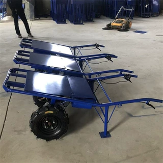 全自动小型手推车平板搬运大功率载重老虎车家用运输充电小推车