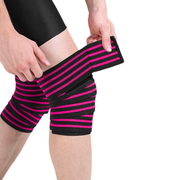 4-stripe kneepad single [rose red]