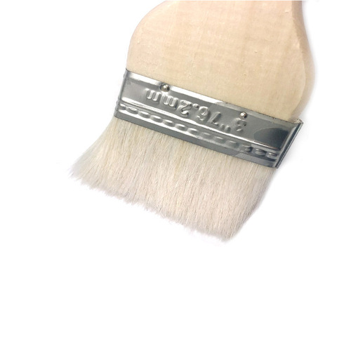 Wool brush soft bristle barbecue brush 1 inch 2 inches 3 inches 4 inches 5 inches water-based paint brush baking brush long handle factory wholesale