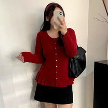 ����Ůװ���ʺ�Ҷ��Բ��ë��Ů��ͷ��2025����mm������֯��23760
