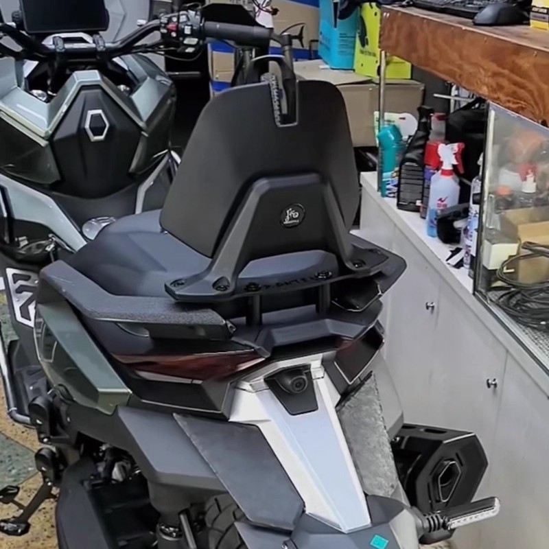 Suitable for Shengshi 368g Modified Backrest, Upgraded Passenger Comfort Back Cushion, Aluminum Alloy Backrest, Backrest and Waist