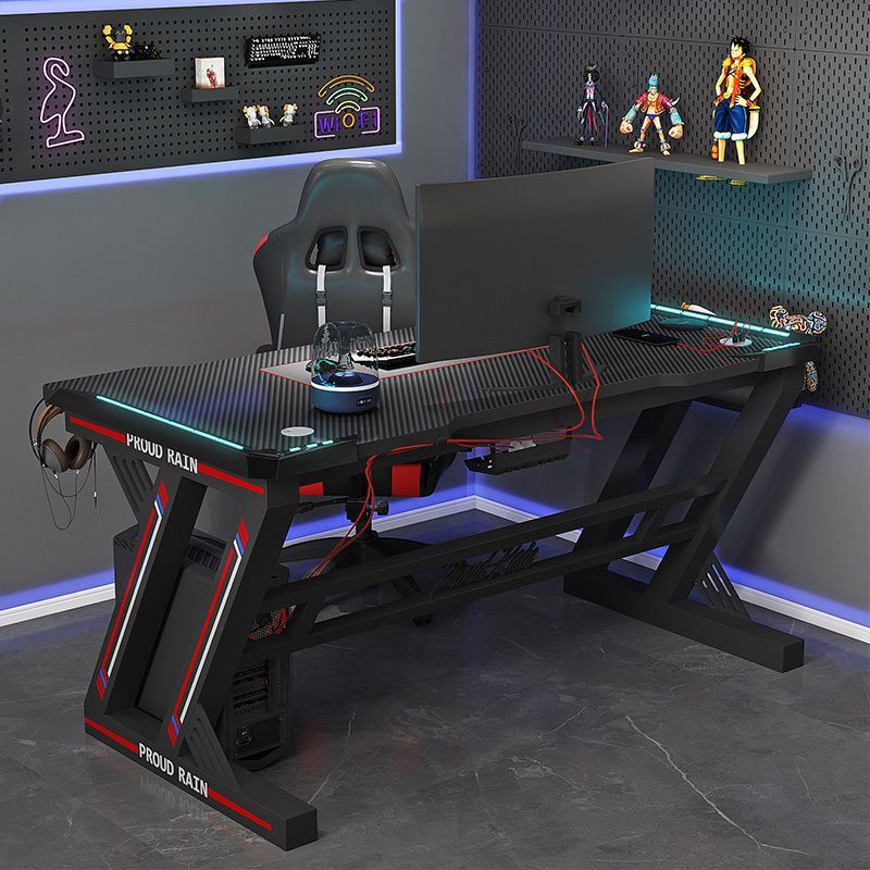 Carbon Fiber Texture Computer Desk, Gaming Desk, Desktop Computer, Home Professional Gaming Desk, Bedroom Writing Desk, Office Desk Carbon Fiber Texture Computer Desk, Gaming Desk, Desktop Computer, Home Professional Gaming Desk, Bedroom Writing Desk, Office Desk
