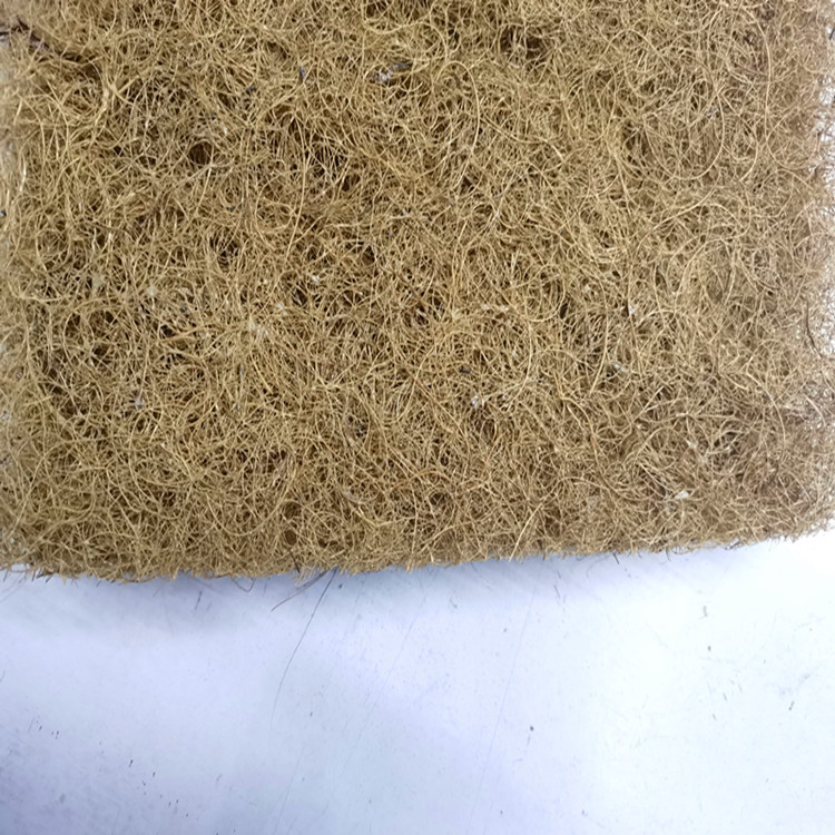 护坡椰子纤维护坡网棕榈网椰棕植物过滤器椰丝涂装过滤网材料