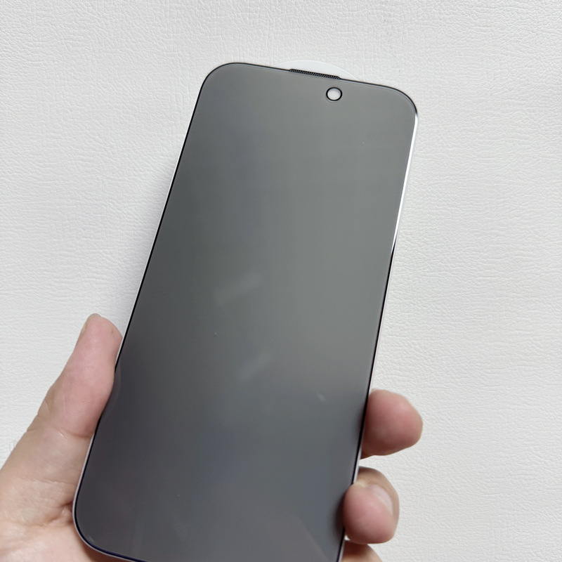 Película Templada Electrochapada HD 15 Compatible con Apple, Película Templada para iPhone 16 Corning, Película Mate para Teléfono 14, Anti-Espía para 13p