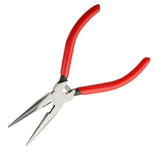 Jieke Rp-6D Needle-Nose Pliers with Teeth, Long-Nose Pliers, Electronic Pliers Capable of Cutting Steel Wire, Chrome Vanadium Steel 6inch