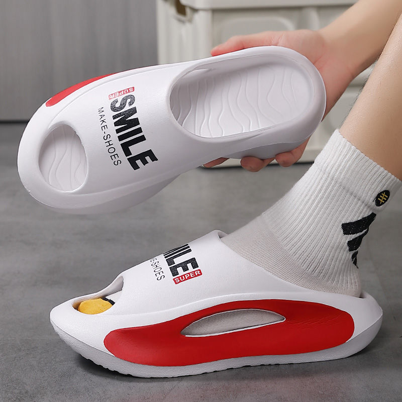 Men's Summer Outdoor Trendy Eva Painted Soft-Soled Beach Coconut Slippers Wholesale Men's Summer Outdoor Trendy Eva Painted Soft-Soled Beach Coconut Slippers Wholesale