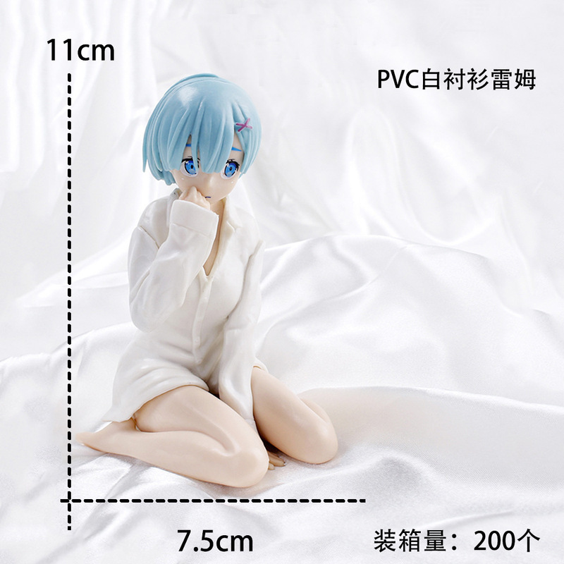 女款手办集锦白衬衫蕾姆阿尼亚蕾娜索尼子亚丝娜雪乃美少女二次元|undefined